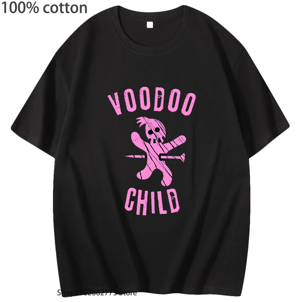 

Voodoo Child Tshirts Men's Summer Clothes Japanese Anime T-Shirts Cartoon Short-sleeved Tee Trendy Women Clothing Kawaii Y2k Top