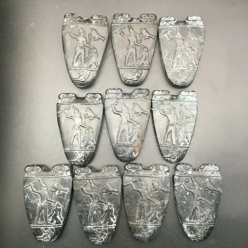 

10pcs Ancient Culture，Meteorite Jade、Rock Painting、Pendant、 c243
