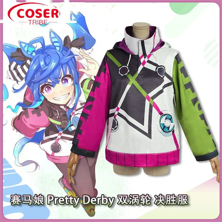 

COSER TRIBE Anime Game Pretty Derby Twin Turbo Halloween Carnival Role Play Costume Complete Set