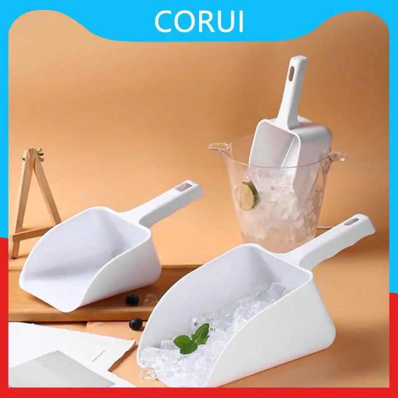 

Ice Scooper Shovel Milk Tea Shop Ice Maker White Ice Shovel Large Thickened Small Shovel Kitchen Accessories Candy Scoop Abs