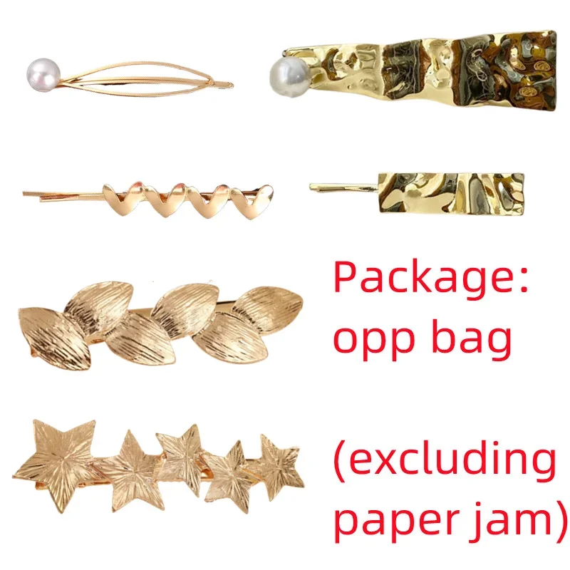 Модная заколка для волос с геометрическим рисунком в стиле ретро женщин и