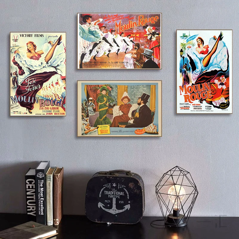 Постер классической песни и танцев постер с изображением мулина румяна на холсте