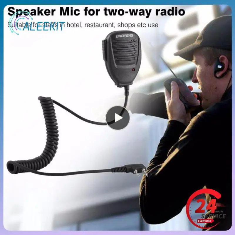 

Новинка 2021, портативная рация Baofeng UV5R, ручной микрофон, динамик, микрофон, гарнитура, двухстороннее радио, 1 ~ 6 шт.