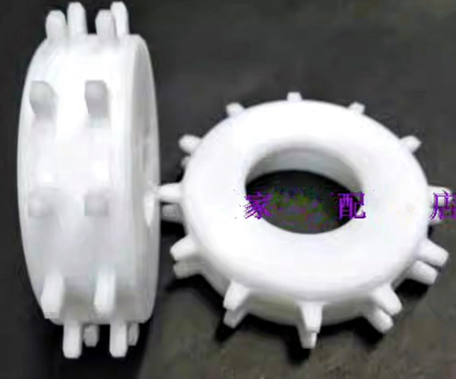 

2PCS OD:98MM hole:20mm POM-12Teeths Pitch:25.4mm 7100 Turning Chain Sprocket