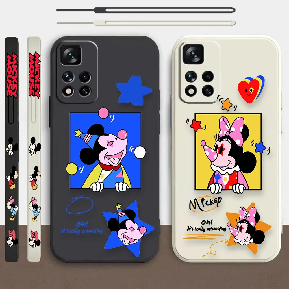 

Funny Mickey Mouse Couple Cartoon Case For Redmi Note 11 11T 11S 10 10T 10S 9 9T 9S 8 7 7S 6 5 4 4X Pro Max Lite 4G 5G Cover