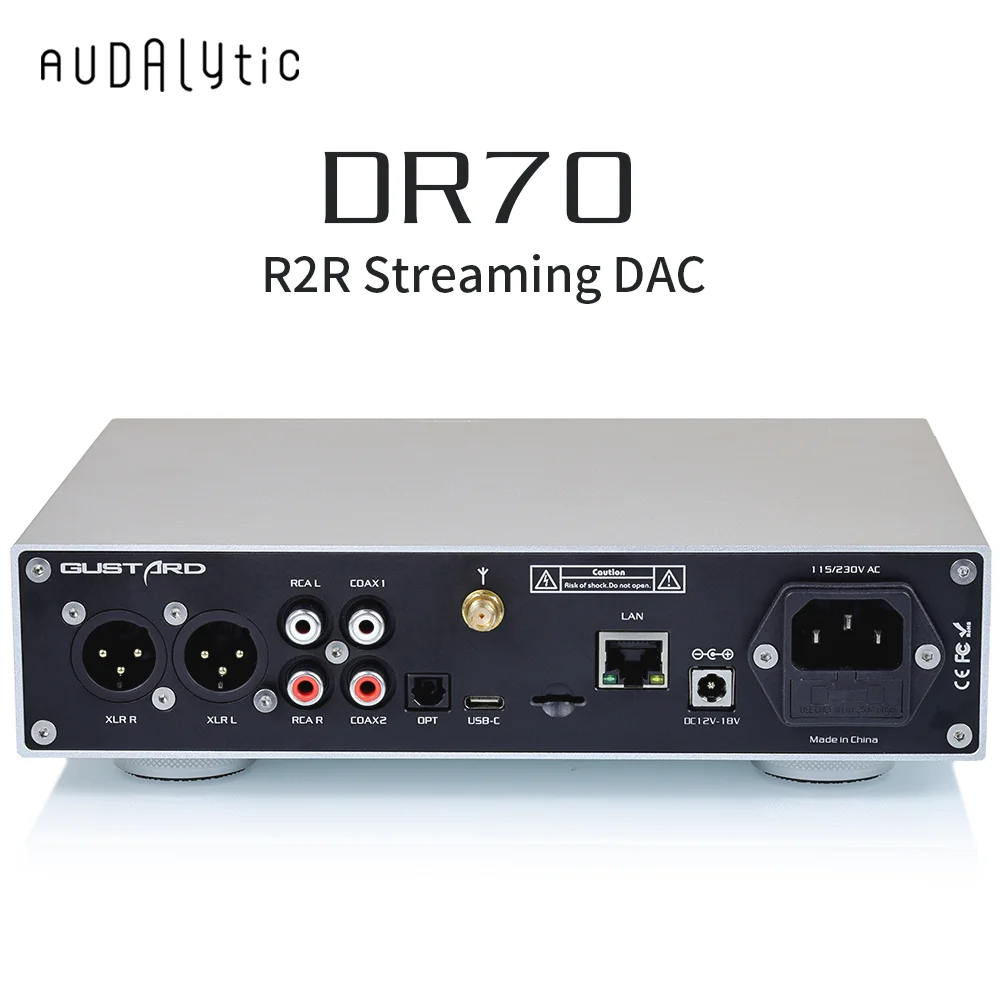 Фото Сетевой стриминговый декодер Audalytic DAC-DR70N: дискретный R2R Bluetooth-мост №5