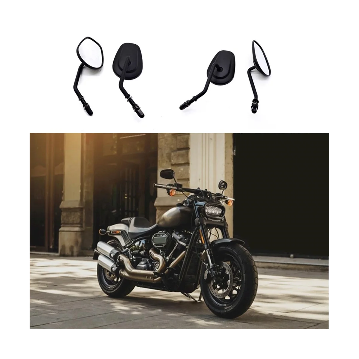 

Motorbike Rearview Mirror Reflector Mirror Field Of View Motorcycle Supplies