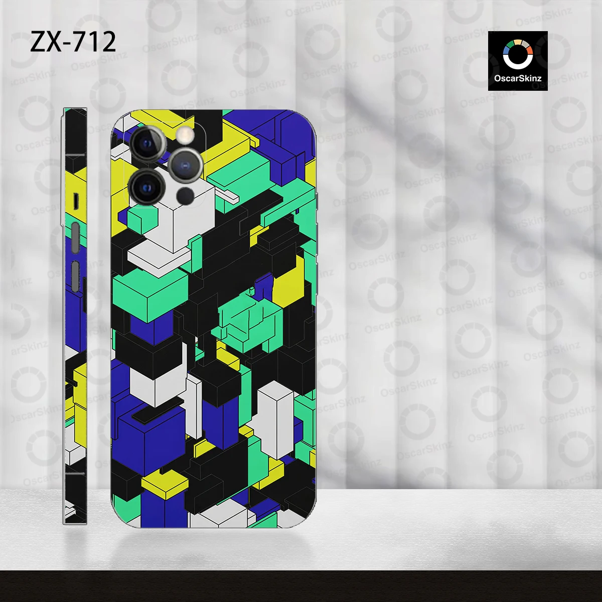Фото Обертка OscarSkinZ для iPhone 17 16 Pro Max, наклейка 15, 14 Plus, задняя пленка 13 12, мини-защитная наклейка, боковая рамка, задняя защита №5