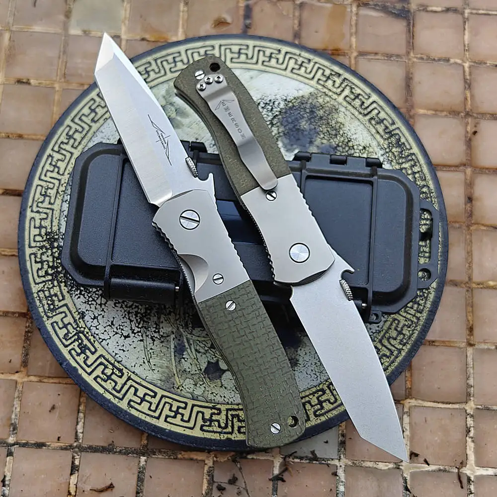 Долото JUFULE настоящий 154 см 60HRC лезвие Micarta Emerson CQC7 титановый керамический