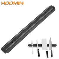 hoomin black kitchen bar knife storage block for metal knife 33 55cm wall mount magnetic strip knife holder