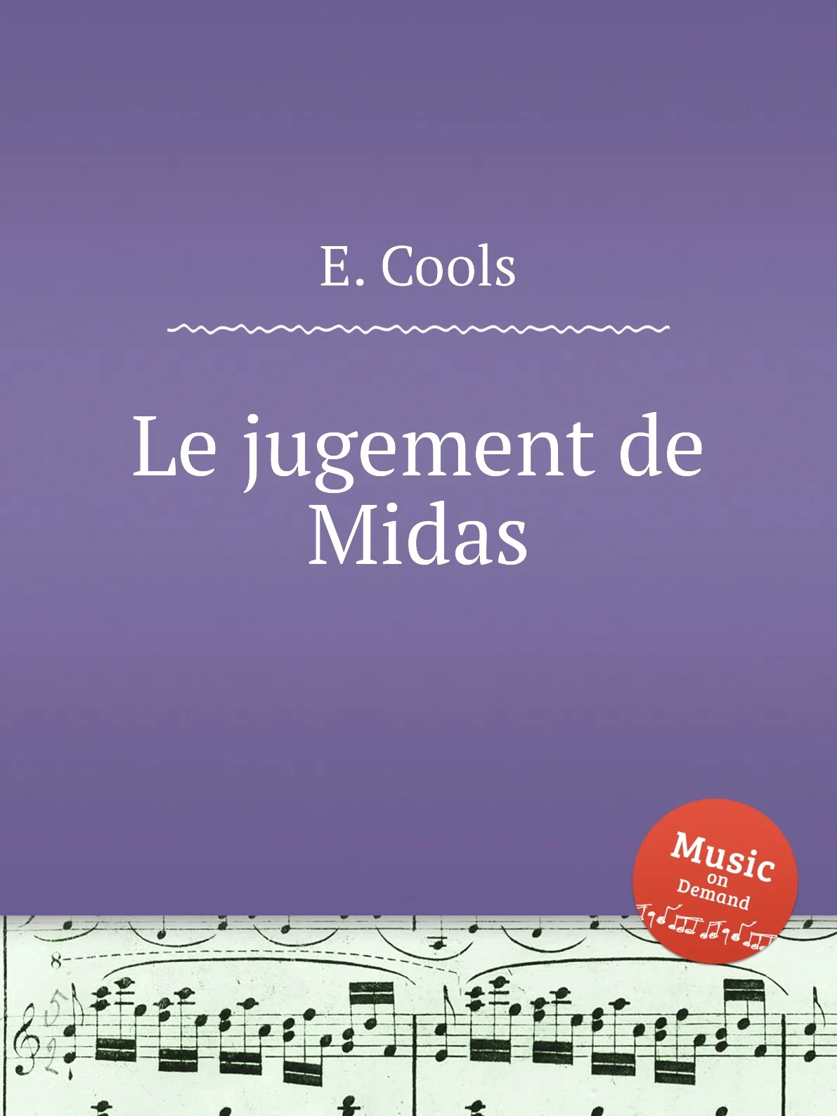 Book le jugation de Midas. E. Cools | Music