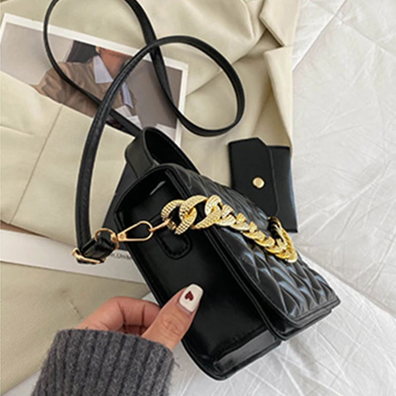 Luxury Handbags Designer Women Shoulder Bags Fashion Plaid Pu Leather Crossbody Bags With Coin Purses sac de luxe femme