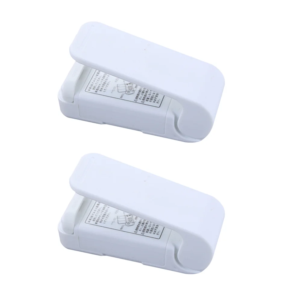 

2 Sealing Machine Mini Portable Handheld Hand Press Sealer Kitchen Home