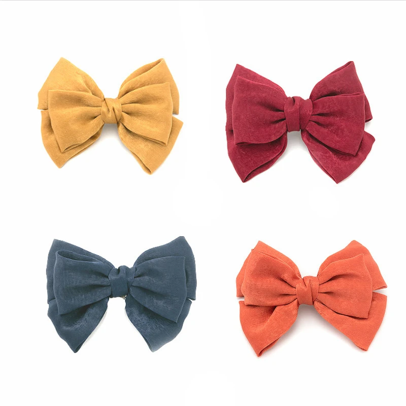 

50pc Handmade Solid Bow Semi-Manufactures Diy Accessories for Clothes Shoes Phone Decorate Multi-function Home Furnishings Decor