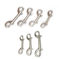 1pcs scuba diving quick carabiner swivel eye bolt stainless steel double ended snap bolt 90100115mm snap hook clip