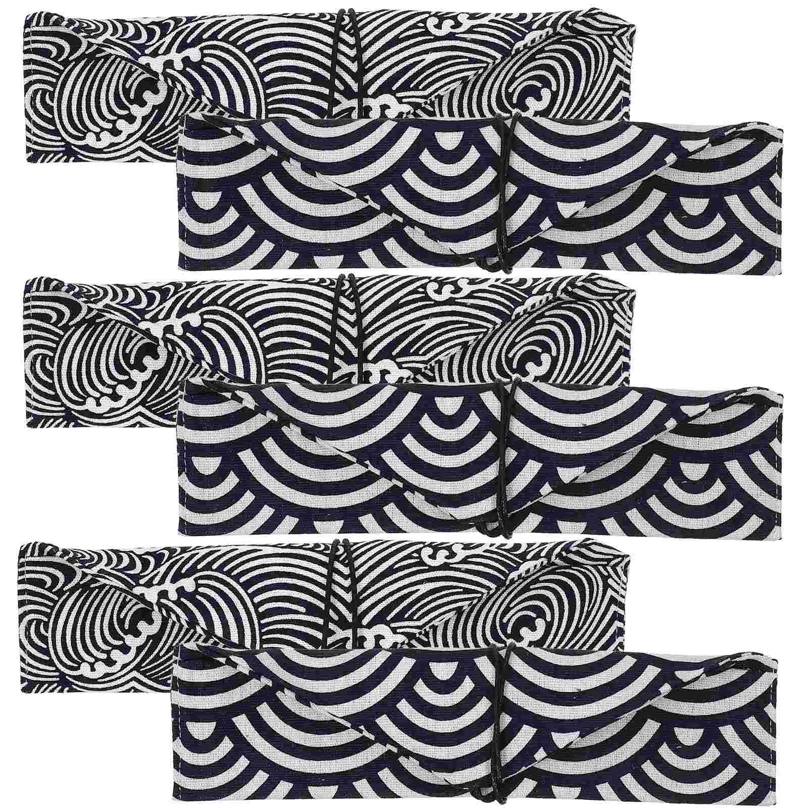 

6pcs Chopsticks Cloth Bags Chopsticks Pouch Chopsticks Bags Chopsticks Pockets Tableware Sleeves Takeout Tableware Pocket