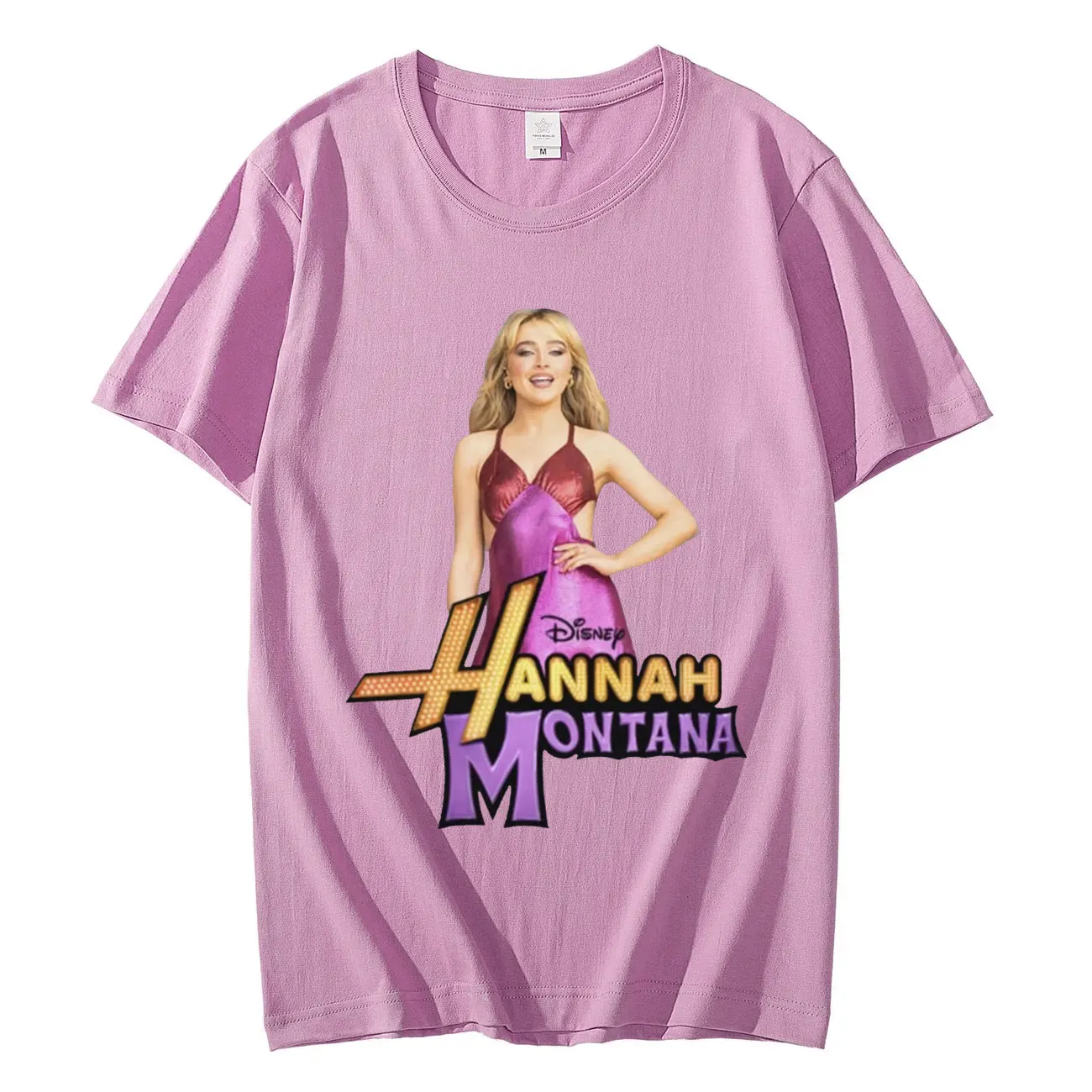 Веселая Футболка Sabrina плотника Ханны Монтаны женские и мужские футболки Y2K модная