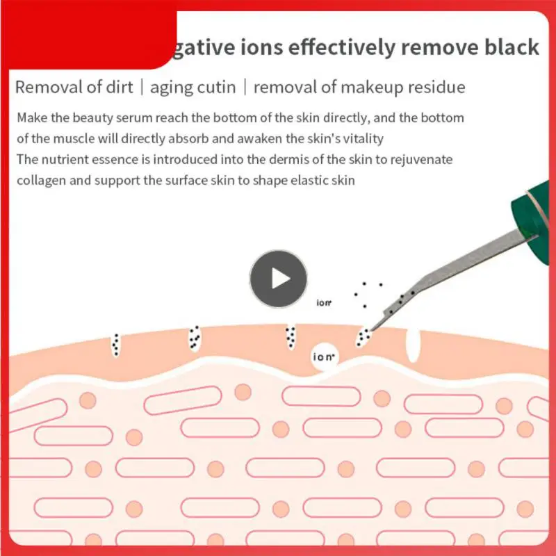 

EMS Shovel Leather Knife Positive Negative Ion Facial Import Export Blackhead Grease Pore Cleaner Ultrasonic Shoveling Machine