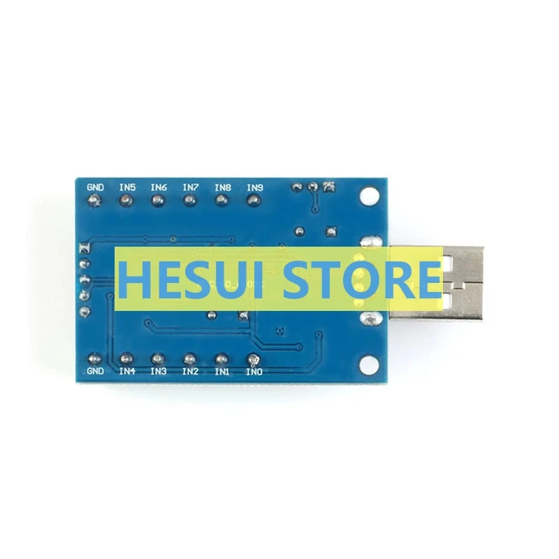 10-канальный AD-порт USB 12-битный сбор данных STM32 UART-связь