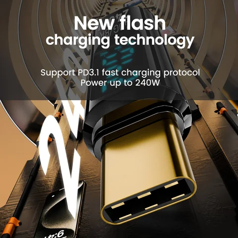 Адаптер elough 240 Вт, 5 А, USB 4, цифровой дисплей Type C на Type C OTG 8K, передача видео для iPhone 15, Samsung, планшетов, ноутбуков