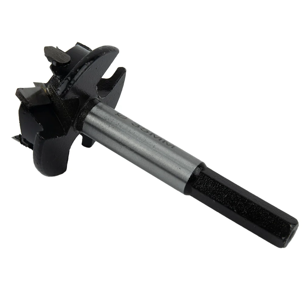 

3Flutes Drill Bit 3 Flutes Alloy Tip Drill Bit For Fight Hinges Hole Opener Shank Sharp Edge Wood Auger Cutter