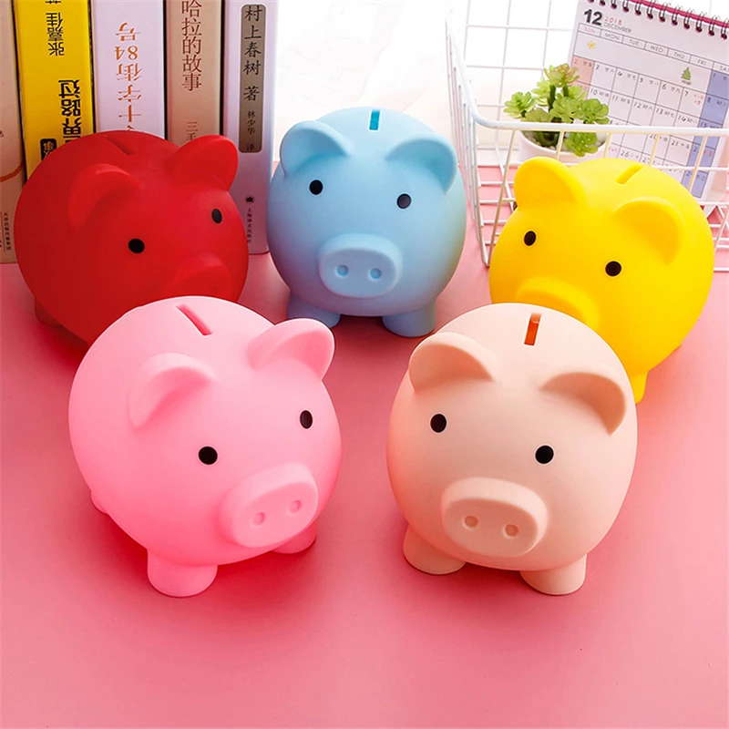 

Cartoon Cute Piggy Bank for Kids Coin Storage Safe Money Saving Box Chirdren Bedroom Ornaments Children Toys копилка для денег