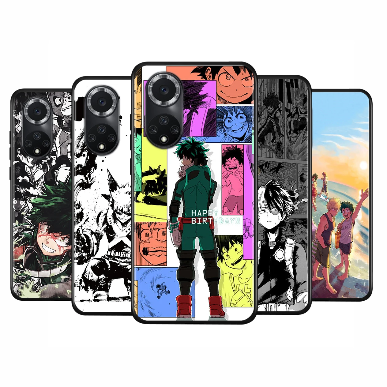 

Anime My Hero Academia Soft TPU Silicone Cover For Huawei Nova 9 8i 5T 8 7 6 7i 5 4 4E 3 3i Pro Phone Case Coque