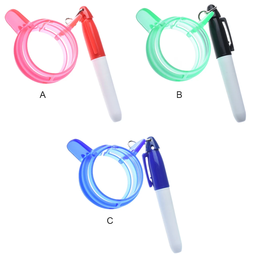 

Golf Ball Line Marker Waterproof Mark Pen 360 Degree Solid Color Positioning Aid Template Drawing Alignment Tool