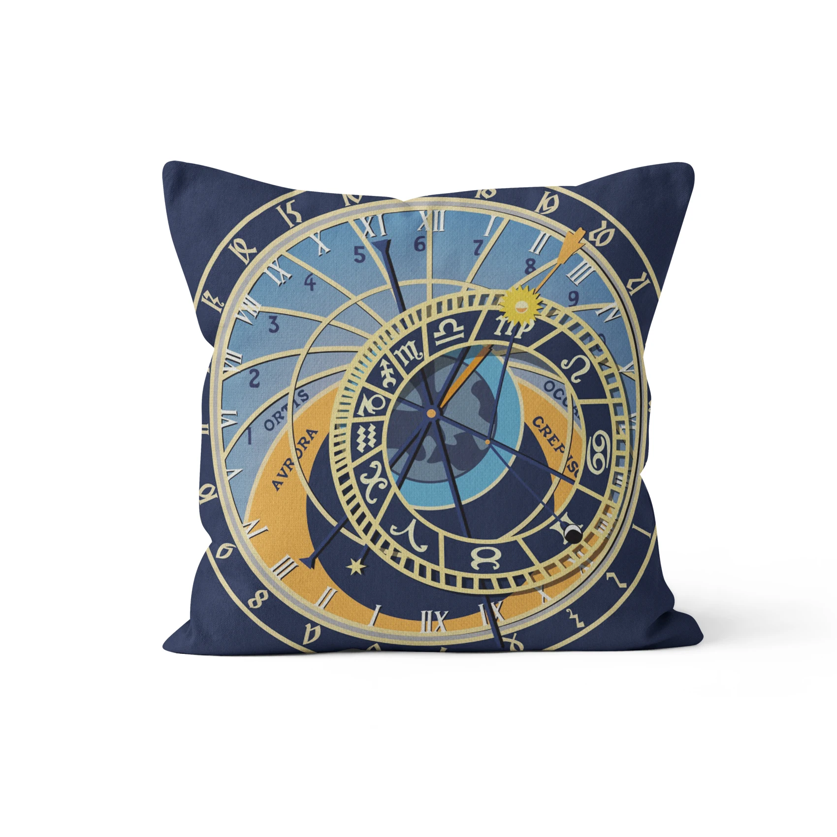 Льняная наволочка с созвездиями милый Рисунок 12 созвездий Карта Таро для