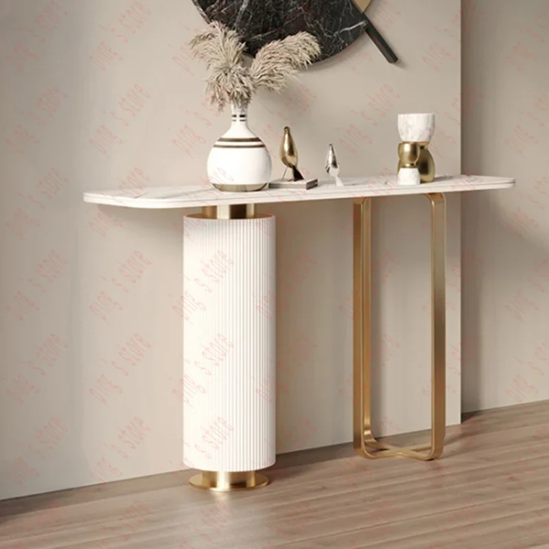 Роскошный стол для прихожей во французском коридоре роскошная сланцевая консоль