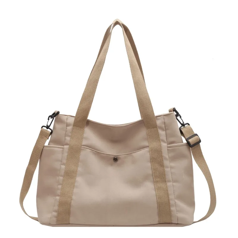 

Вместительная холщовая сумка-мессенджер, универсальный саквояж на одно плечо, стильная сумочка-тоут для поездок на работу, весна-лето