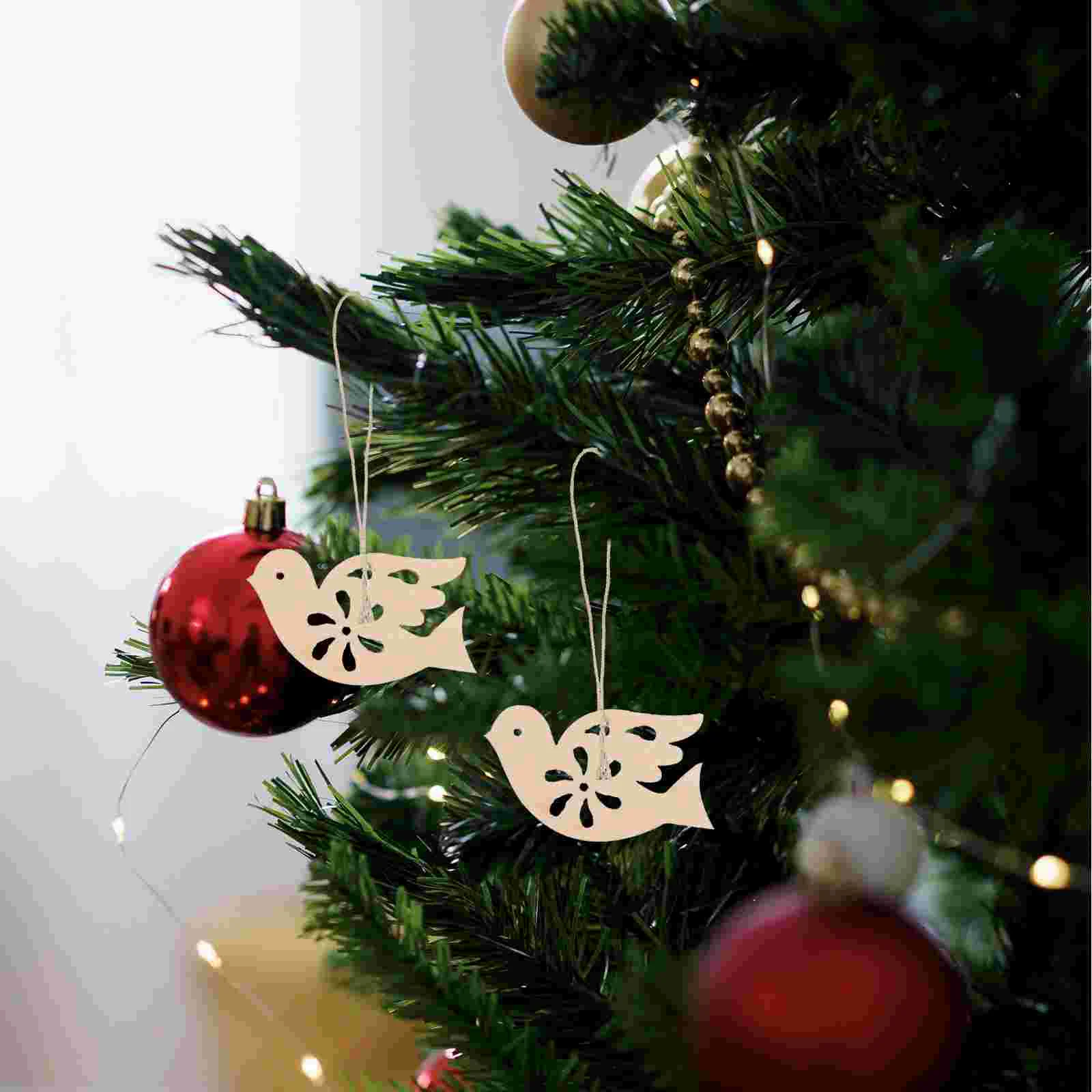 20 шт. деревянный кулон в виде птицы голубь мира полые голубиные чипсы