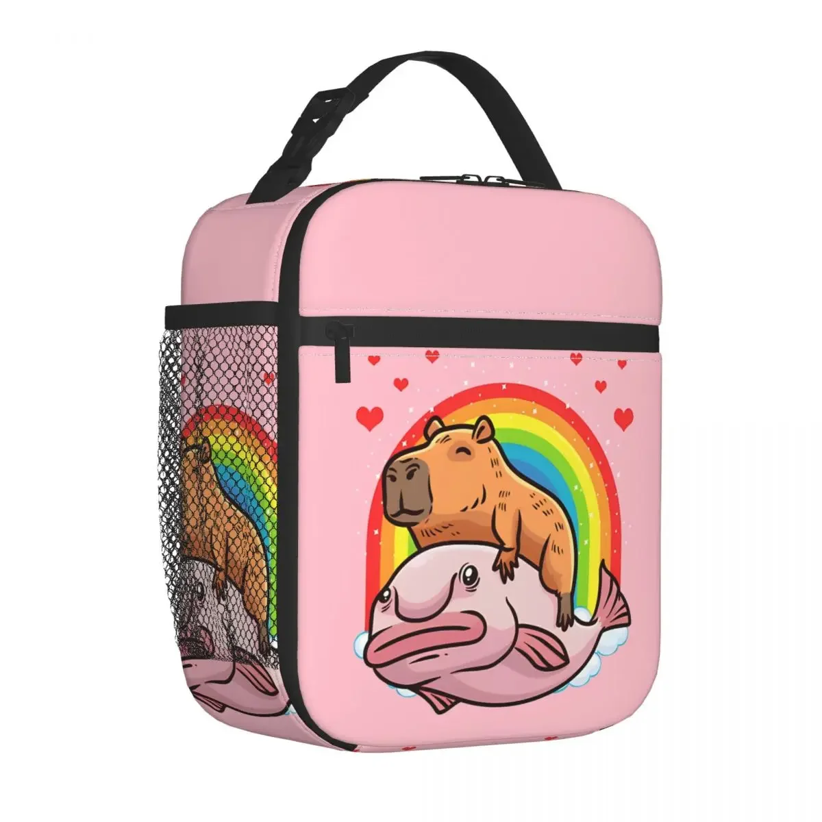 Капибара Гигантские симпатичные грызунные сердечки Изолированная сумка для