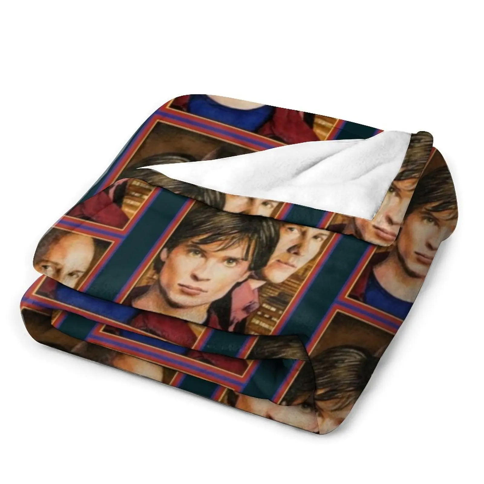 Потрясающее одеяло Smallville самое мягкое для косплея аниме одеяла из фланелевой