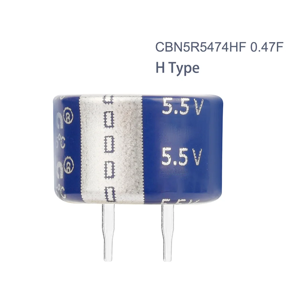 

CBN супер конденсаторы CDA CBN5R5474CF 5,5 V 0.47F C-тип, конденсатор, конденсатор Farrah, суперконденсаторы