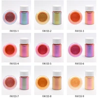10gbottle mirror chameleons pigment pearlescent epoxy resin glitter magic discolored powder resin colorant jewelry making tools