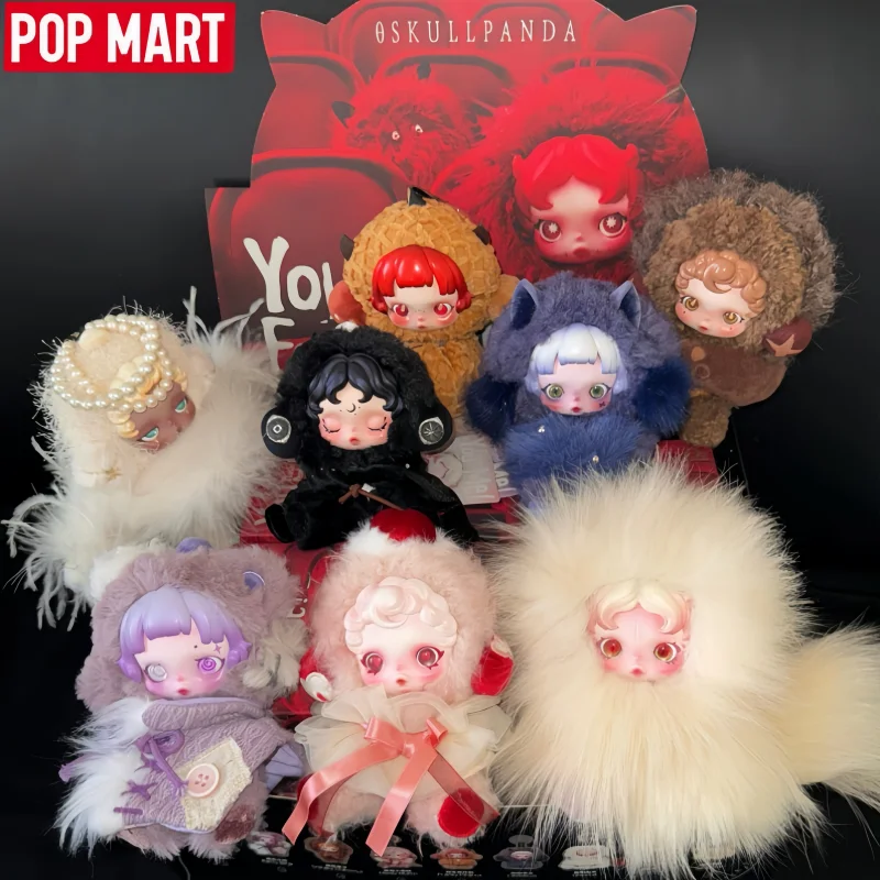Фото POP MART Skullpanda «Вы нашел меня!» Серия слепая коробка кукла кулон орнамент игрушка загадочная коробка Коллекционный сюрприз Рождественский рождественский подарок №1
