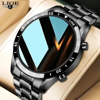 lige 2022 new smart watches men full touch screen sports fitness watch ip67 waterproof bluetooth call smartwatch for android ios