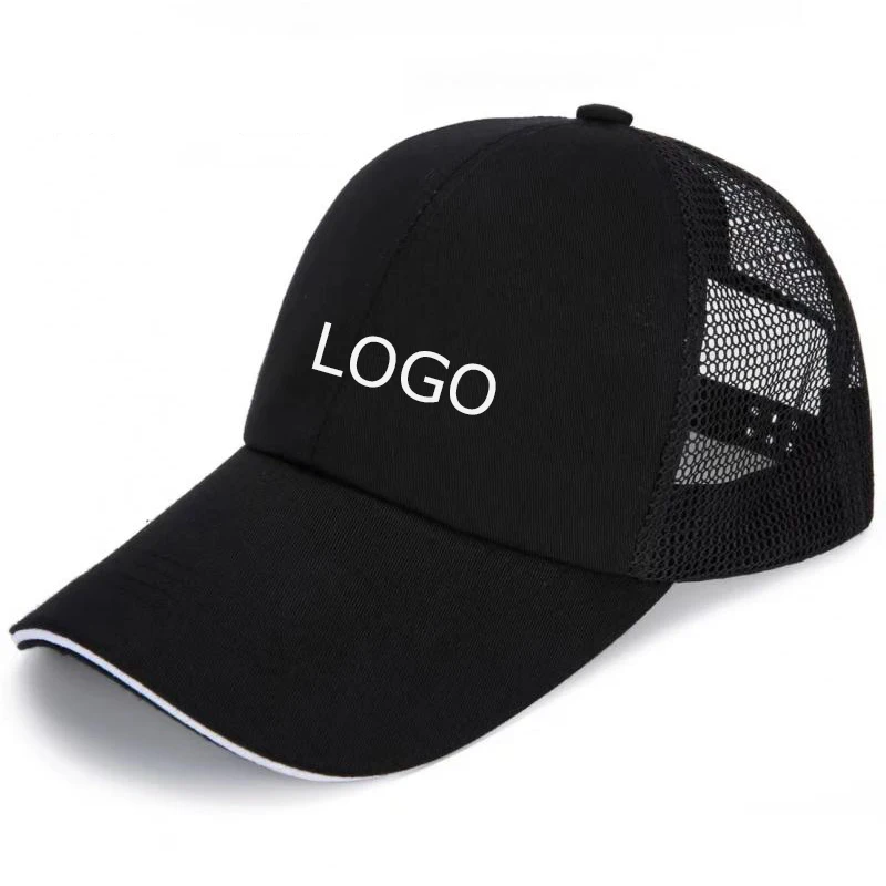 

Customizable Adult Baseball Cap with Nylon Fastener Tape Cafe Pizzeria Bakery Seller Food Server Hat Printing Embroidery Logo