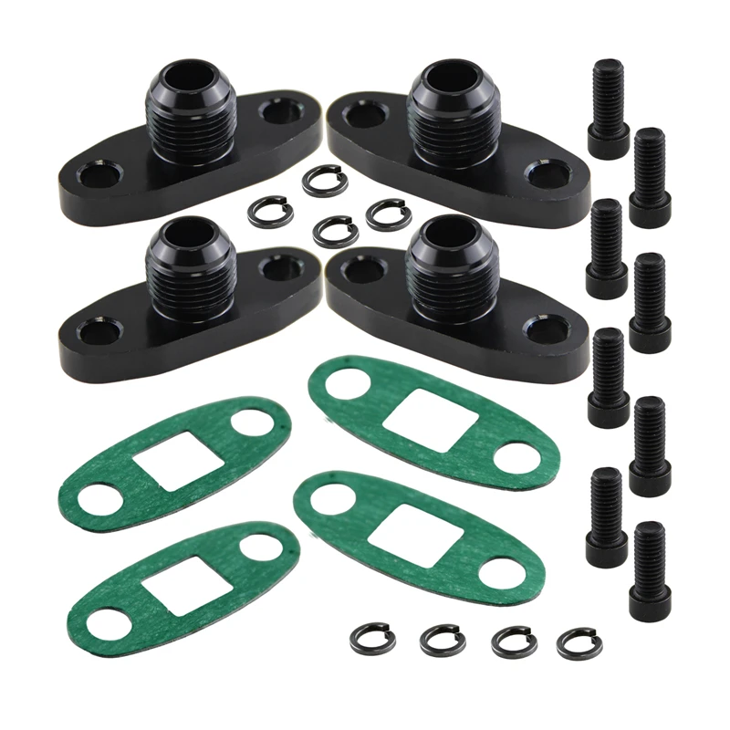 

4 шт., адаптер для прокладки фланца для T3 T4 T35 T40 T60 T66 T70 GT30 GT32 GT40 GT42 GT45 GT47 GT55