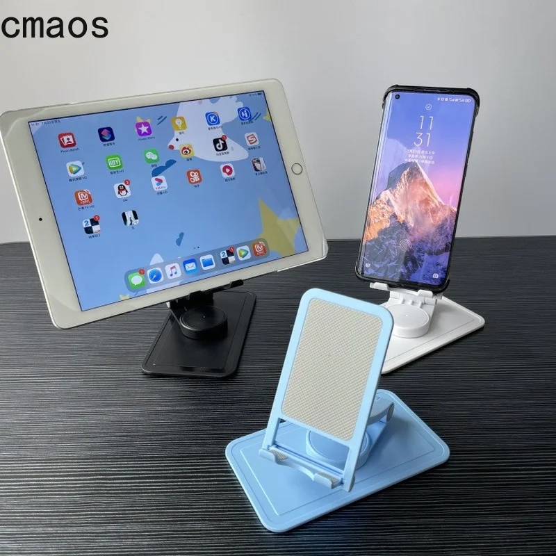 cmaos universal desktop mobile phone holder stand for iphone ipad adjustable tablet foldable table cell phone desk stand holder free global shipping