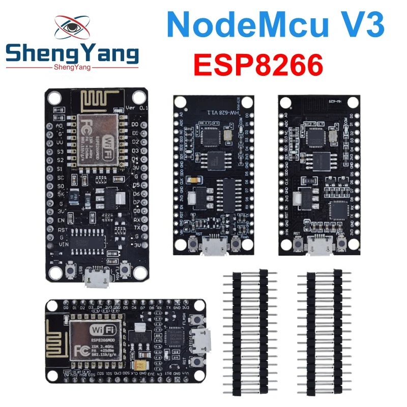 Беспроводной модуль CH340 CH340G / CP2102 / CH9102X NodeMcu V3 V2 Lua WIFI Интернет вещей макетная плата для ESP8266 Arduino
