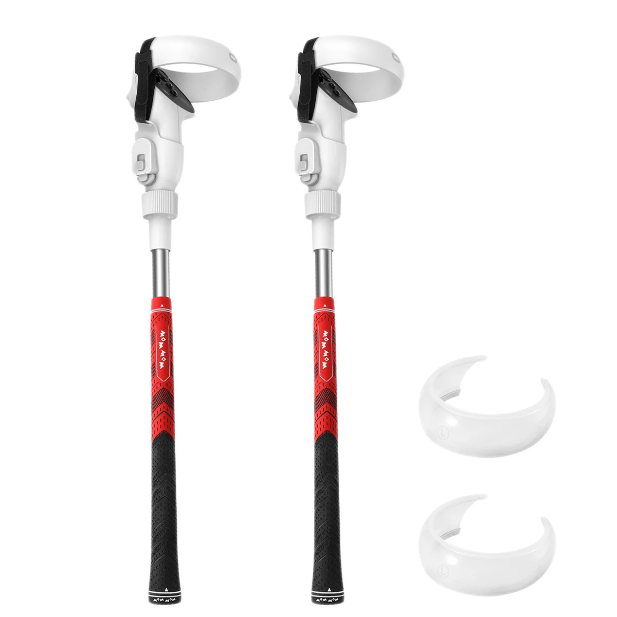 

VR Golf Club Adapter for Oculus Quest 2 Rift S Controller Grips Stick