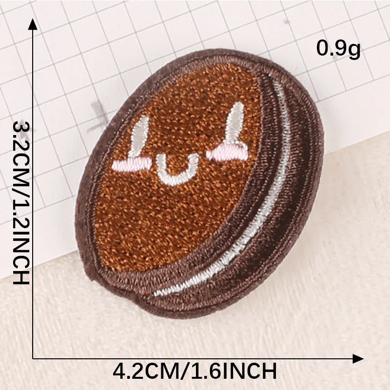 Симпатичная фотография торта гамбургера фри для одежды женская вышивка