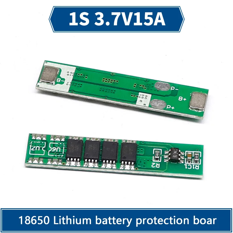 1S 15A 3,7 V Li-Ion 6MOS BMS PCM Защитная плата для батареи PCM для литиевой батареи 18650 Lion 4MOS