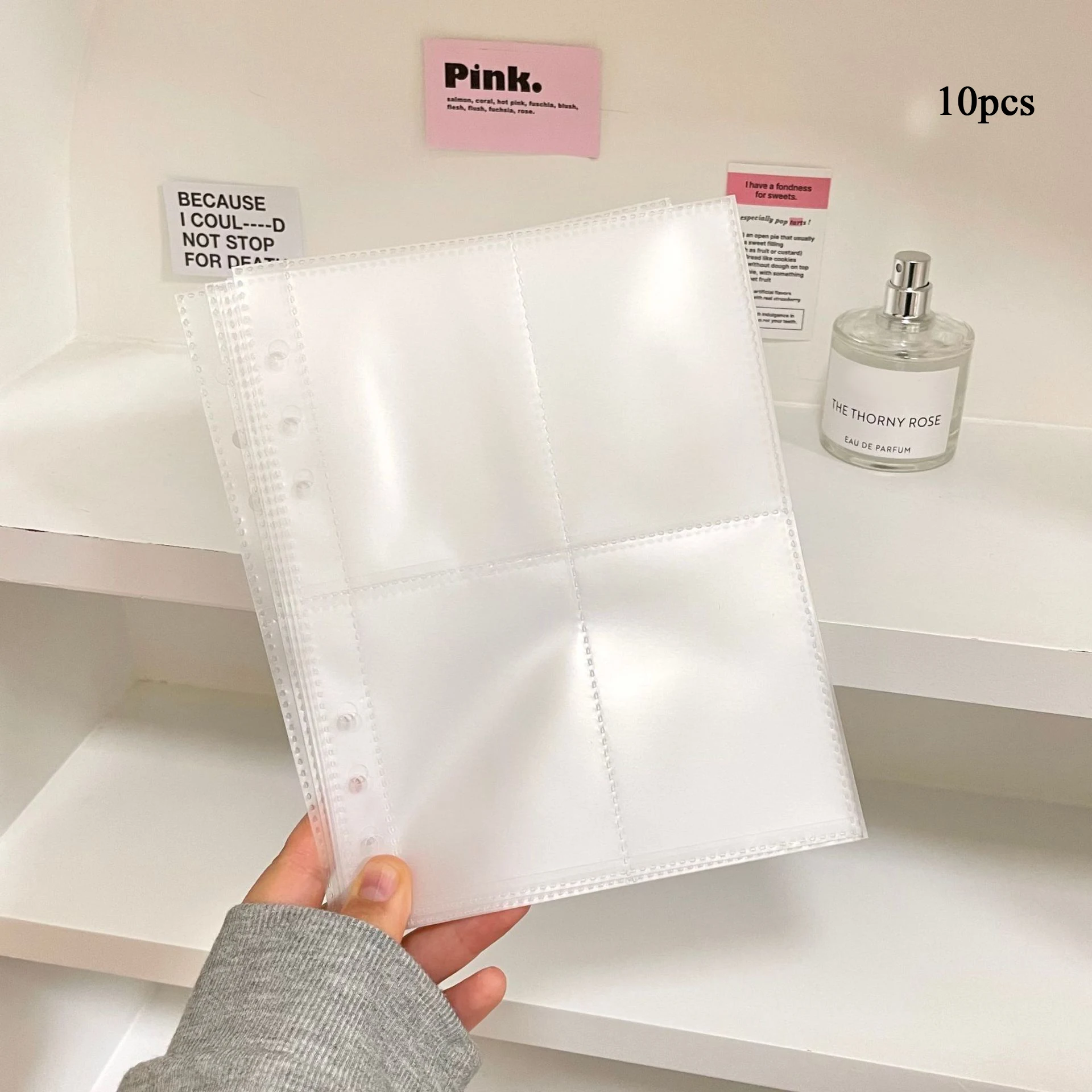 

Прозрачный фотоальбом A5 4 кармана