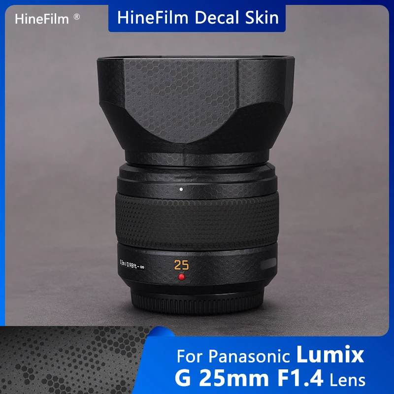 

Lumix 25 F1.4 Lens Decal Skins 25F1.4 Lens Wrap Cover for Panasonic Lumix Leica DG Summilux 25mm F1.4 ASPH Premium Sticker