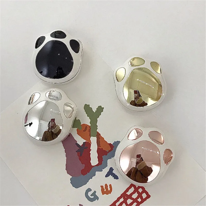 

Чехол с милыми медвежьими лапами и контактными линзами, Женский чехол с цветными контактами, портативный дорожный набор, подарок для девушк...