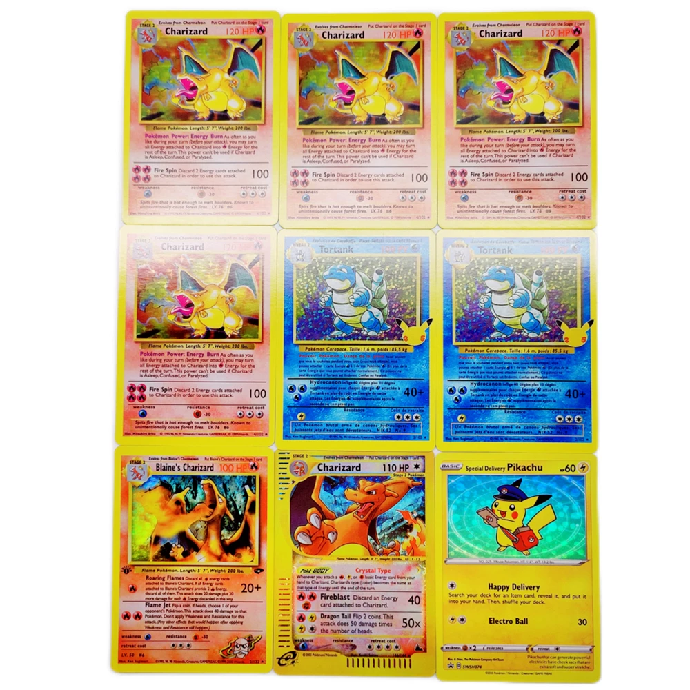 54 шт. аниме-карта памяти покемона |