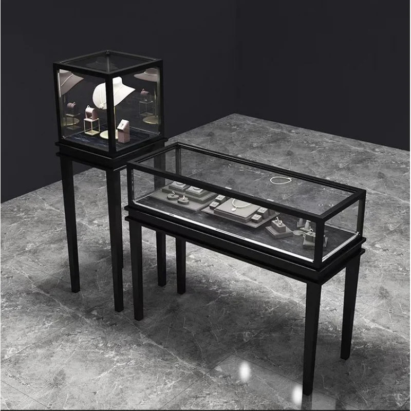 Пользовательские роскошные стеклянные витрины со светодиодной подсветкой